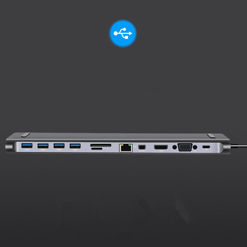 USB-C Dock Zwölf-in-Eins Hub