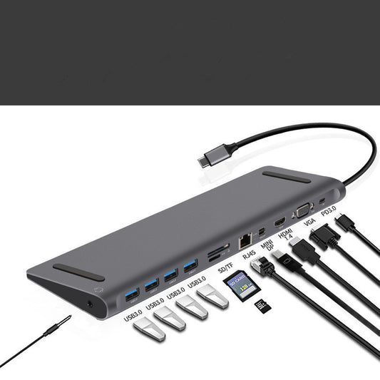 USB-C Dock Zwölf-in-Eins Hub