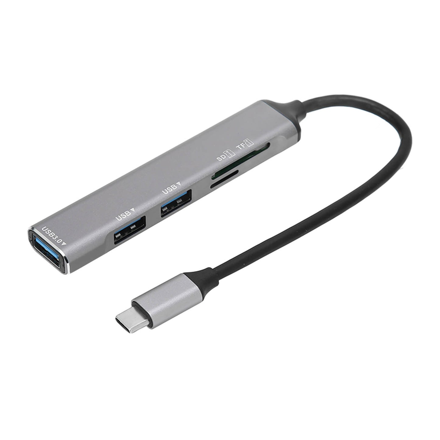 USB-C-Hub 5-in-1 Plug-and-Play Typ-C-Hub